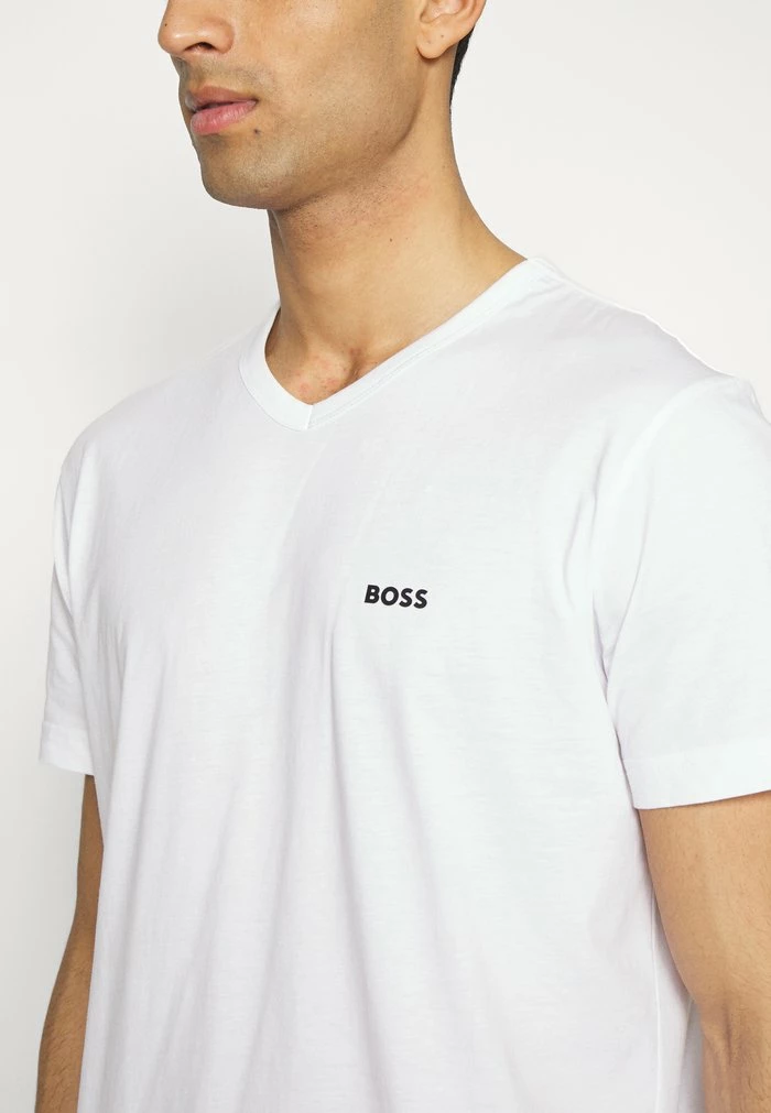 BOSS TEEVN CURVED - Print T-shirt - White 8 BOSS TEEVN CURVED - Print T-shirt - White - Image 6