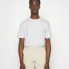 BOSS TEE - Basic T-shirt - Light/pastel Grey