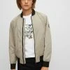 BOSS CLIFFORD - Bomber Jacket - Open White Eleven