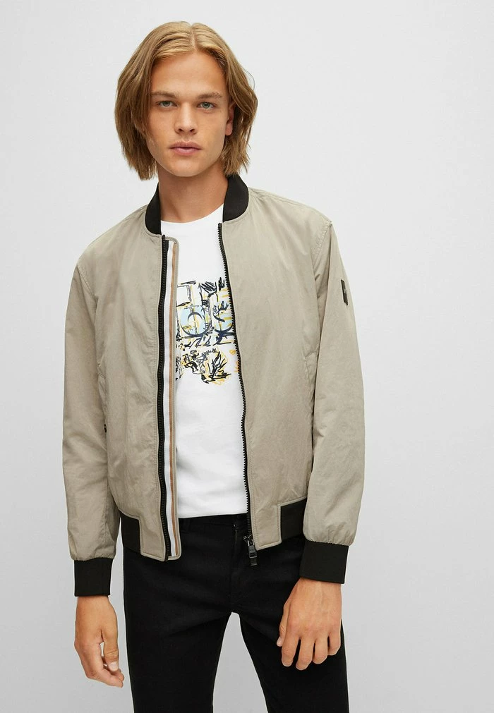 BOSS CLIFFORD - Bomber Jacket - Open White Eleven 3 BOSS CLIFFORD - Bomber Jacket - Open White Eleven