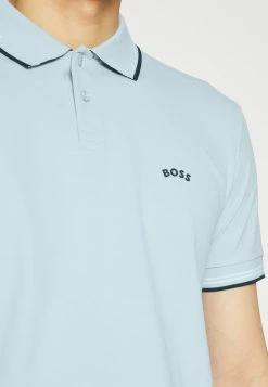 BOSS PAUL CURVED - Polo Shirt - Light/pastel Blue -BOSS Sales Store 7b44635a58754f9691fa65ecdc046ed8