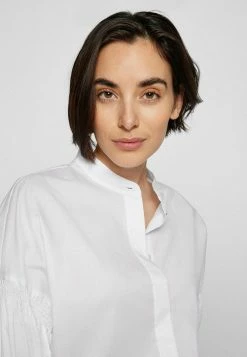 BOSS BESMOA - Button-down Blouse - White -BOSS Sales Store 7b4a8293e6f5472bb1fdd139549148f9