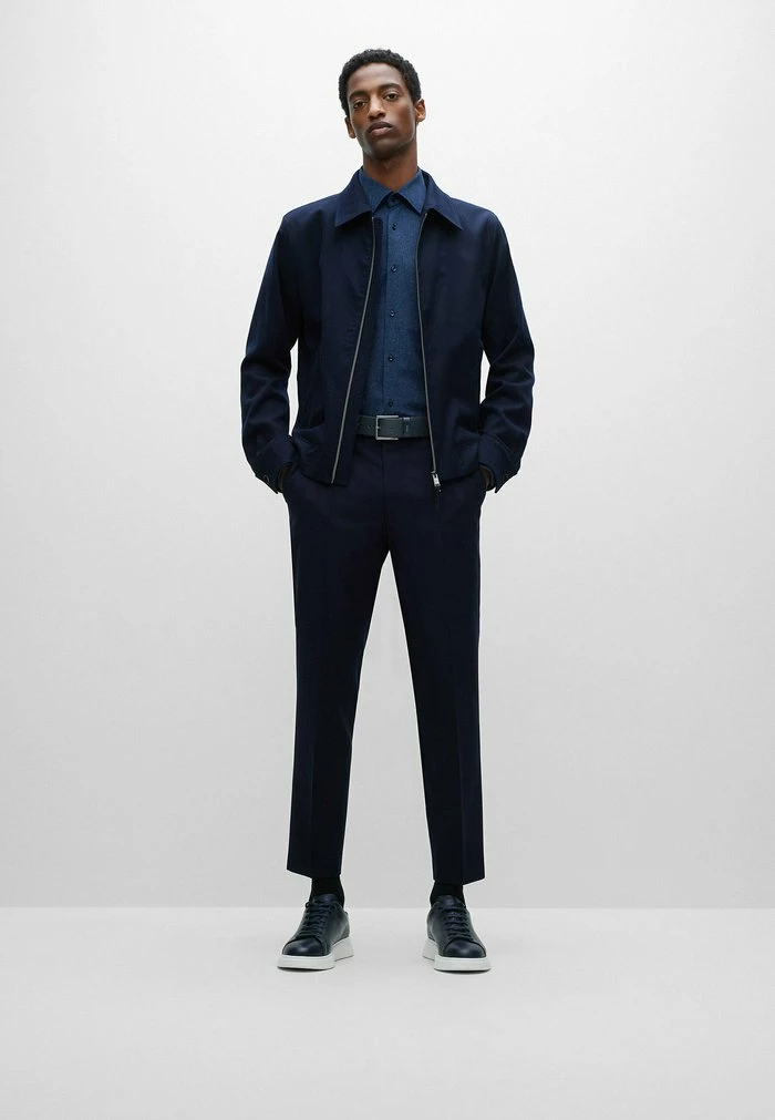 BOSS Belt - Dark Blue Ten 3 BOSS Belt - Dark Blue Ten