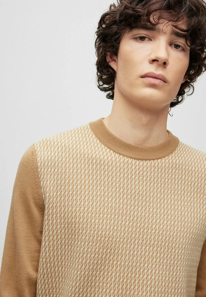 BOSS NETTUNO - Jumper - Beige 6 BOSS NETTUNO - Jumper - Beige - Image 4