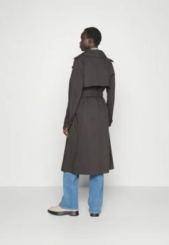 BOSS Trenchcoat - Charcoal -BOSS Sales Store 7c520482052f4e609fc3d597ecb79d95