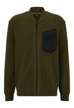 BOSS KOTRON - Cardigan - Dark Green Eight