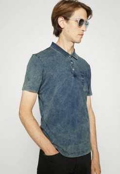 BOSS PEACID - Polo Shirt - Dark-blue Denim -BOSS Sales Store 7d473ad66dc24bd38e26f39d345452fc
