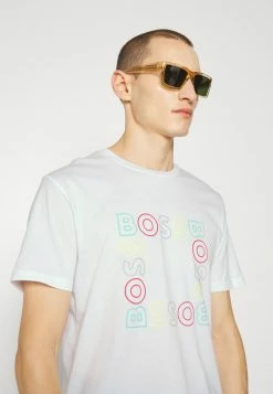BOSS TEESQUARE - Print T-shirt - White -BOSS Sales Store 7d9e0c6e996e4b079dc6ab62daf70fdc