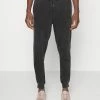 BOSS SEFADELONG - Tracksuit Bottoms - Black -BOSS Sales Store 7f10c0fc52d24e1384bdffe9e0ddb762