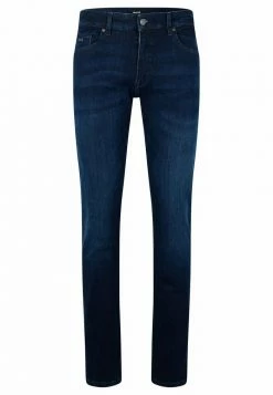 BOSS Straight Leg Jeans - Dark Blue Eighteen -BOSS Sales Store 7f16182da538443ea5b3fea939faf04c