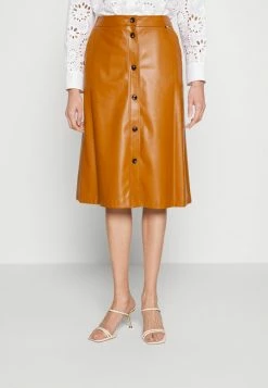 BOSS C_VALELU - A-line Skirt - Dark Orange