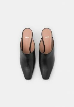 BOSS CHARLOTTE SABOT - Heeled Mules - Black -BOSS Sales Store 8018a4071dfa4ac48423acf064b14c68