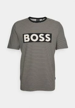 BOSS TIBURT - Print T-shirt - Black -BOSS Sales Store 8057a7114338400585296b30378f1721