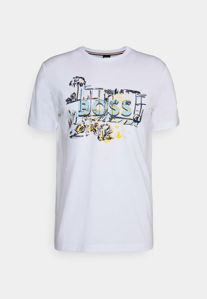 BOSS TIBURT - Print T-shirt - White 7 BOSS TIBURT - Print T-shirt - White - Image 5