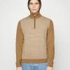 BOSS Jumper - Medium Beige -BOSS Sales Store 81ac046e2b2e423a8732c1b7a7e7ccf2