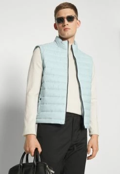 BOSS CALANO - Waistcoat - Light Pastel Blue -BOSS Sales Store 821921b3954547489eb7453babac8a4d