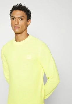 BOSS KATOURAL - Jumper - Light/pastel Yellow -BOSS Sales Store 83614548564b4dacadc31847f12de53f