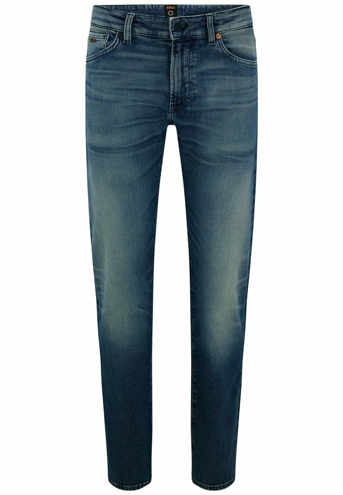 BOSS Straight Leg Jeans - Blue Four 7 BOSS Straight Leg Jeans - Blue Four - Image 5