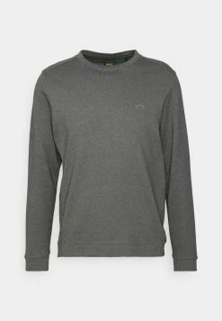 BOSS SALBO CURVED - Sweatshirt - Medium Grey -BOSS Sales Store 83ae68fc30a440eca6d3f739a6b9cffa