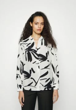 BOSS BANORA - Blouse - White/black