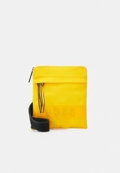BOSS MAGNIFIED ZIP - Across Body Bag - Light/pastel Yellow