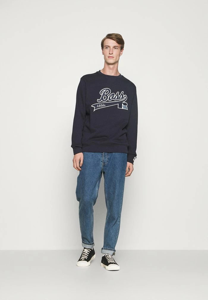 BOSS X RUSSELL ATHLETIC STEDMAN - Sweatshirt - Navy 4 BOSS X RUSSELL ATHLETIC STEDMAN - Sweatshirt - Navy - Image 2