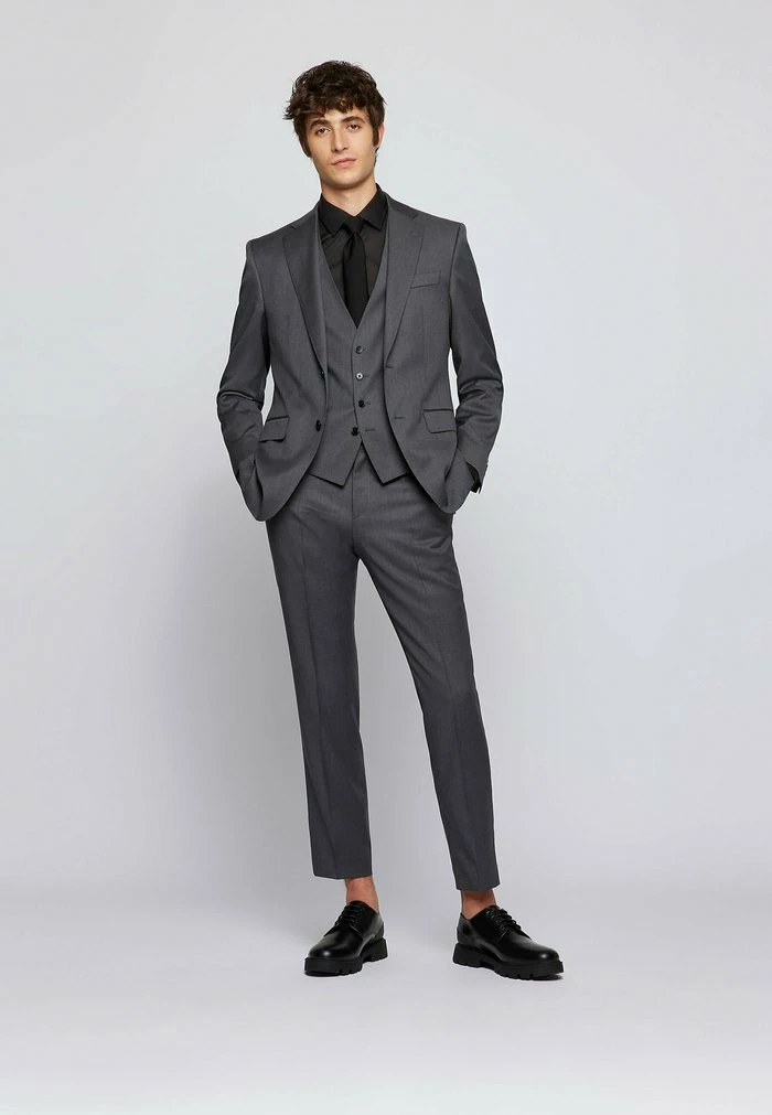 BOSS GENIUS - Suit Trousers - Dark Grey 4 BOSS GENIUS - Suit Trousers - Dark Grey - Image 2