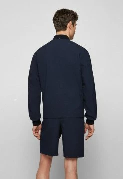 BOSS P-HANRY-WG-BMB - Bomber Jacket - Dark Blue -BOSS Sales Store 87d7182b12d44e599e4fd8e238d13e66