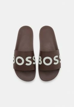BOSS BAY IT SLID UNISEX - Pool Slides - Open Brown -BOSS Sales Store 88671cb16202419492a3d739b8a3e700