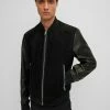 BOSS Leather Jacket - Black One -BOSS Sales Store 888972e01d2647cd8d761a94ea5611bf