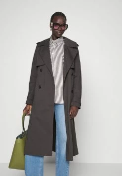 BOSS Trenchcoat - Charcoal -BOSS Sales Store 8a40c5131ac440c289563c013d843f14