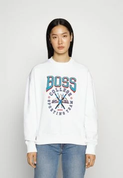 BOSS ECAISA COLLEGE - Sweatshirt - White