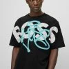 BOSS GRAFFITTI - Print T-shirt - Black One -BOSS Sales Store 8a692a7fc34946a0a32a74a44da8ca7b