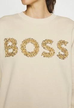 BOSS ECAISA LOGO - Sweatshirt - Open Yellow -BOSS Sales Store 8a7c638615554e3eb0e016a22f5cd92b