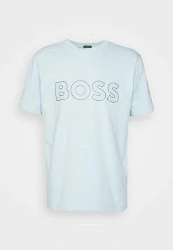 BOSS TEE - Print T-shirt - Pastel Blue -BOSS Sales Store 8ac8186c39df464ca1f441795384f03c
