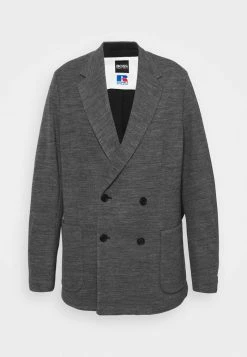 BOSS X RUSSELL ATHLETIC CAJAN - Blazer Jacket - Medium Grey -BOSS Sales Store 8adad42c53564ae1a039d11cd84cba70