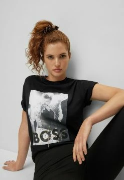 BOSS MERCURY - Print T-shirt - Black One -BOSS Sales Store 8ae3398123b0449fa144884c63103de8