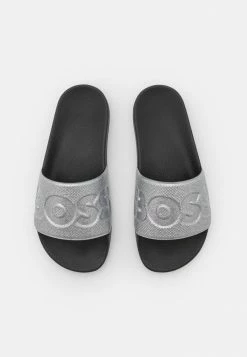BOSS BAY SLID - Mules - Silver -BOSS Sales Store 8b95b0d4f72f4c3fbc82b200cf0a9bbe