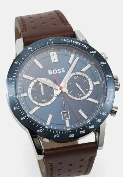 BOSS ALLURE - Watch - Brown/silver-coloured/blue -BOSS Sales Store 8ba8e92489a7466abe63e4e0b333e444