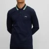 BOSS PLISY - Polo Shirt - Dark Blue