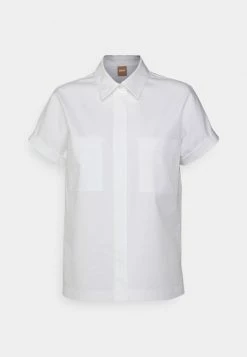 BOSS BARANDA - Button-down Blouse - White -BOSS Sales Store 8ef4f72f19564b3b88526bf7ad0e0b17