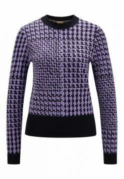 BOSS FAVIANNA - Jumper - Patterned Three -BOSS Sales Store 8f219f031c25441fab8cba37bf9c317f