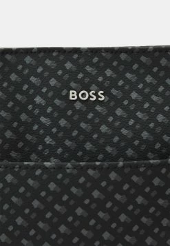 BOSS BYRON UNISEX - Across Body Bag - Black -BOSS Sales Store 8f907f1b50fa4f9bb654f054c27a43cf