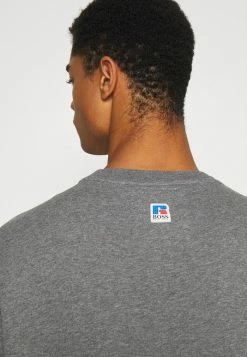 BOSS X RUSSELL ATHLETIC STEDMAN - Sweatshirt - Medium Grey -BOSS Sales Store 8fb2cc1f94d34645b129291e4ea48ed0