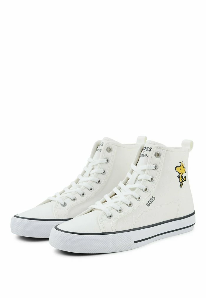 BOSS Lace-up Ankle Boots - White 4 BOSS Lace-up Ankle Boots - White - Image 2