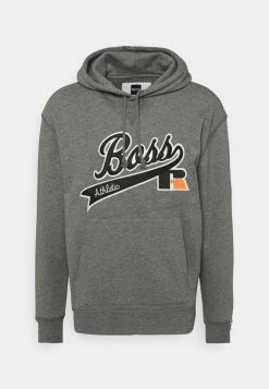 BOSS X RUSSELL ATHLETIC SAFA - Hoodie - Medium Grey -BOSS Sales Store 90488c8fc8514d4c875914d13f97b9f6
