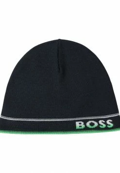 BOSS ALOKI - Beanie - Dark Blue Two -BOSS Sales Store 90762959722a421496914b6052435044
