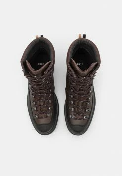 BOSS JACOB BOOT - Lace-up Ankle Boots - Dark Brown -BOSS Sales Store 91397a37c0fb4408b322c0d88b2e821f