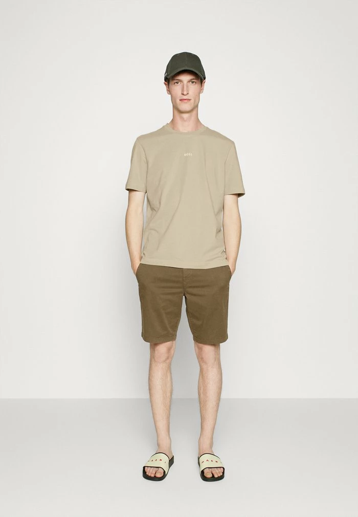 BOSS TCHUP - Basic T-shirt - Light Beige 4 BOSS TCHUP - Basic T-shirt - Light Beige - Image 2