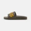 BOSS BAY UNISEX - Pool Slides - Dark Green -BOSS Sales Store 92298b1ab67b492ca3fa92b694829aa3